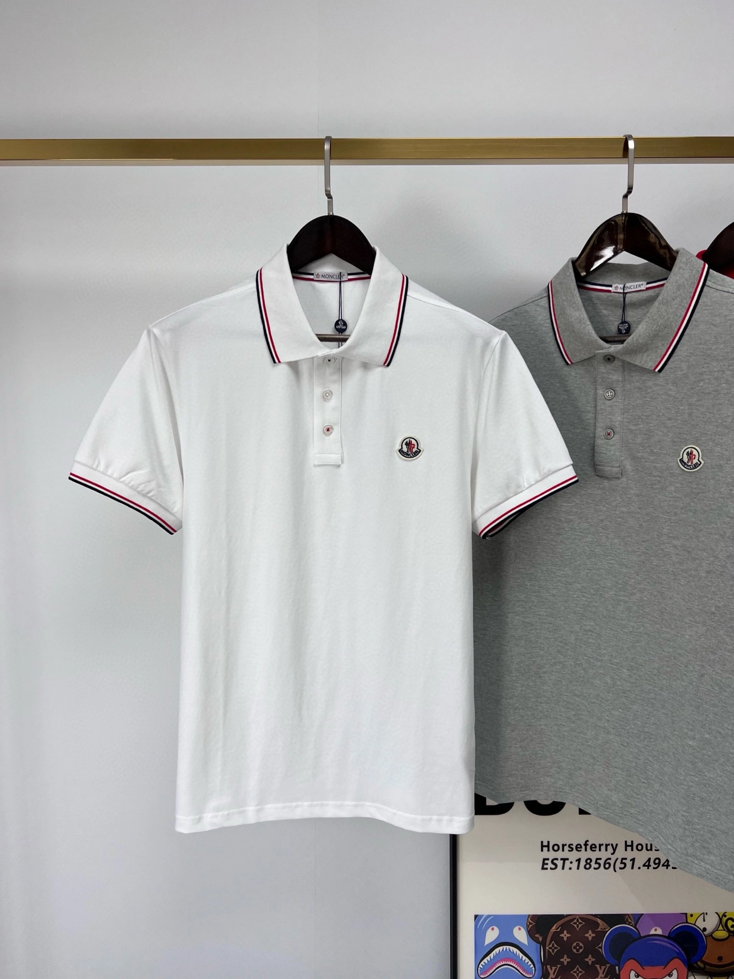 &wg.luxury- 7o9385r polo Cotton 5colour item:E-F501C1107-5